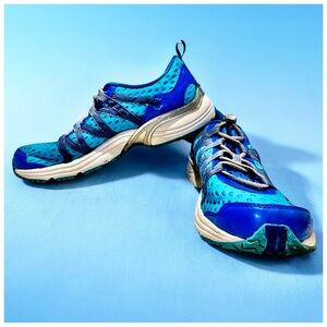 Ryka Women’s Size 9.5 Blue Teal Training Sneakers | Impact Foam Athletic Shoes